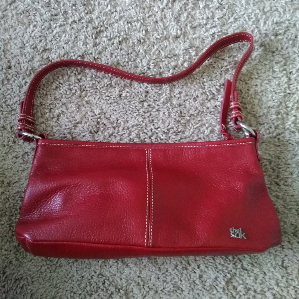 The Sak Small Leather Red Purse